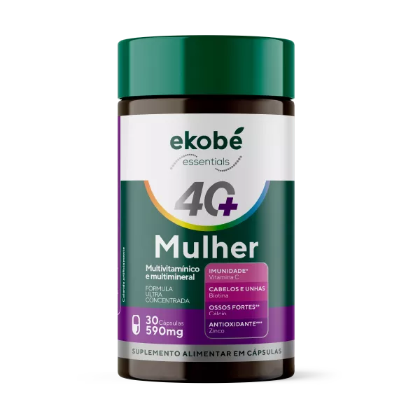40+ Mulher Multivitamínico 30 caps - Ekobé
