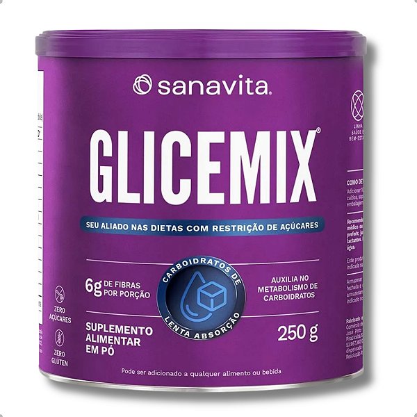 Glicemix IG 250g Lata - Sanavita