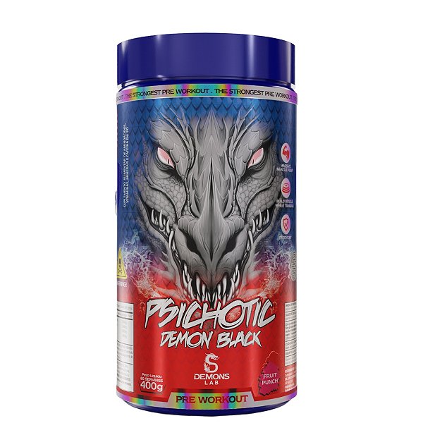 Psichotic Demon Black 400g - Demons Lab - Fruit Punch