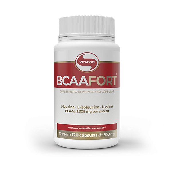 Bcaa Fort 120 Cápsulas - Vitafor