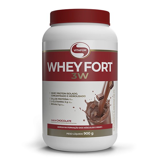 Whey Fort 900g - Vitafor