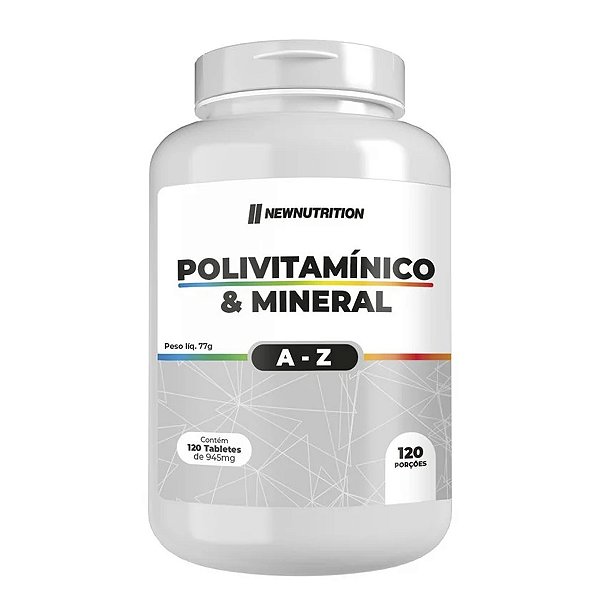 Polivitamínico De A-Z 120 Tabletes - NewNutrition
