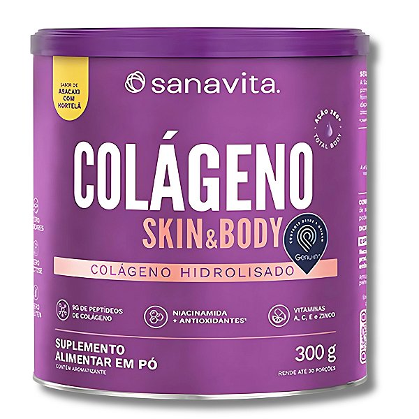 Colágeno Skin - Lata 300g - Sanavita