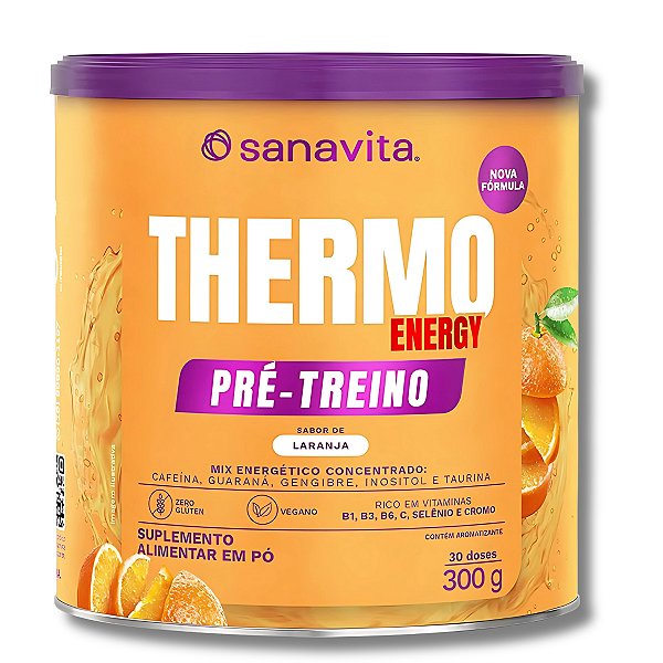 Pré Treino Thermo Energy 300g - Sanavita