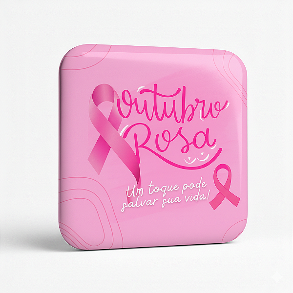 Botton Outubro Rosa – "Um Toque Salva Vidas"