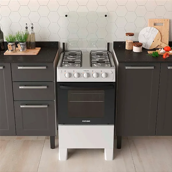 Fogão Itatiaia Star New 4 Bocas – Branco – Bivolt