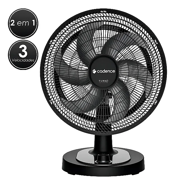 VENTILADOR CADENCE VTR470 TURBO CONFORT 42CM 127V