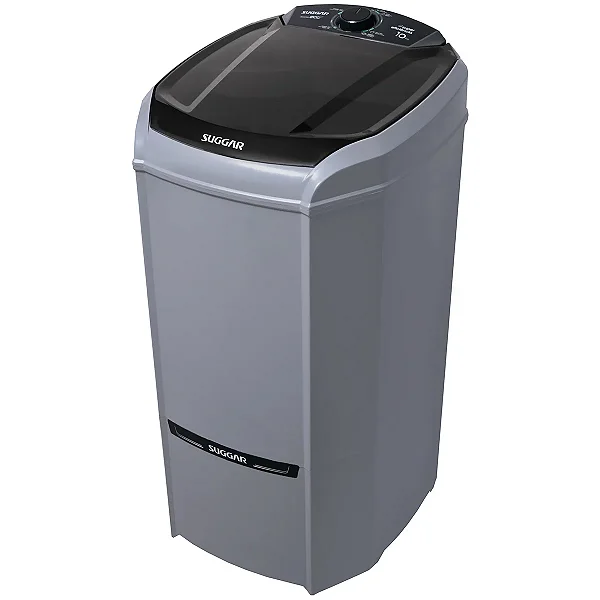 Lavadora Suggar Lavamax Eco 10kg – LE1021PR – Preta – 127V