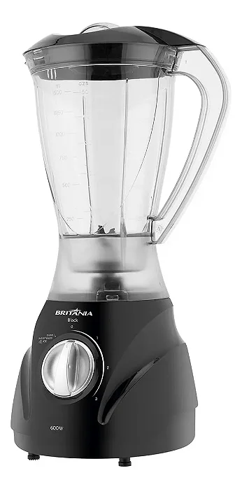 Liquidificador Britânia Black 3 Velocidades 2,1L 127V
