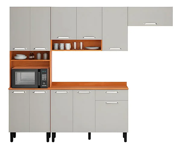 COZINHA ITATIAIA VEGAS 2 ARM VERT CINAMOMO/OFF WHITE