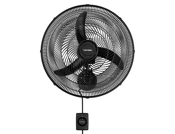 Ventilador de Parede Ventidelta New 50cm Oscilante 127V Preto