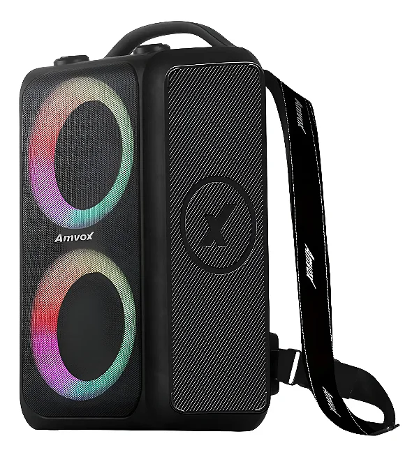 Caixa Amplificada Amvox ACA 600 Bagvox Black