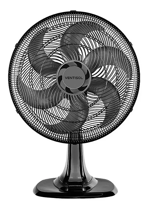 Ventilador Ventisol Oscilante Mesa Turbo 6 Pás 40cm Premium BRZ 127V