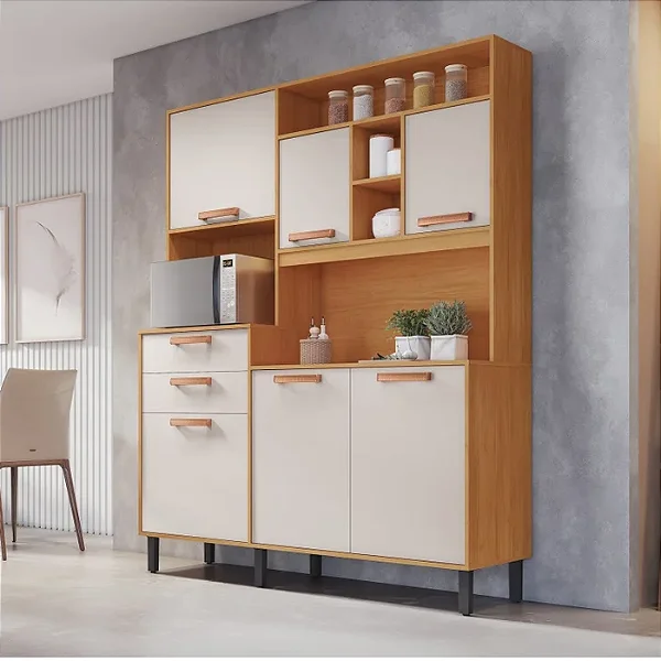 KIT COZINHA ITATIAIA NAPOLES KIT-160 6PT 2GV CINAMOMO/OFF