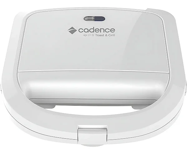 Sanduicheira Elétrica Cadence Toast & Grill Branca - 127V