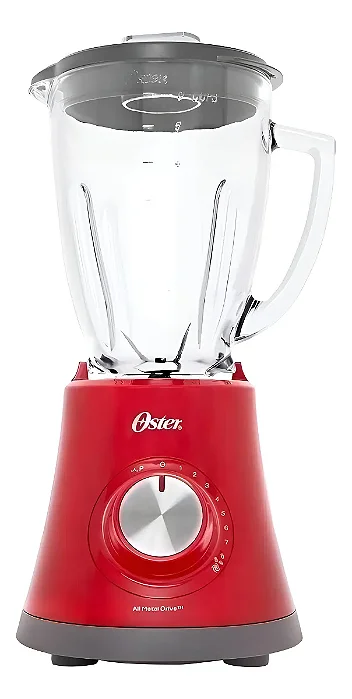 Liquidificador Super Chef Rr8 750w, 8 Velocidades Vermelho