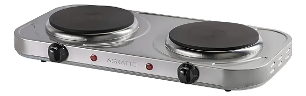 FOGAO ELETRICO DE MESA AGRATTO FM-01 127V 2000W 2 PRATOS