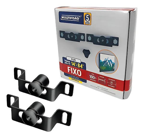 SUPORTE MULTIVISAO TV 14 A 84 PRETO M1-PR