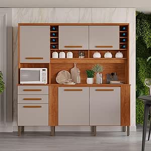 ARMARIO DE COZINHA SALLETO CATAR CINAMOMO/OFF