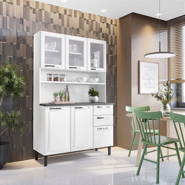 ARMARIO ACO ITATIAIA KIT-120 6PT 2GV PRATIKA BRANCO