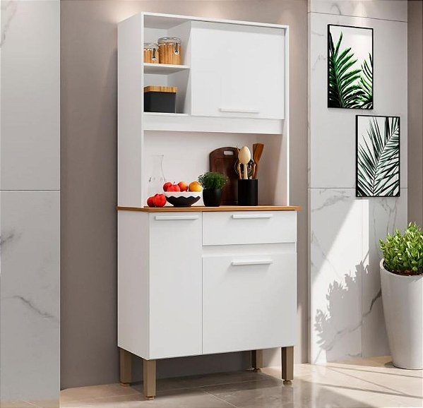 ARMARIO DE COZINHA SALLETO LIA BRANCO