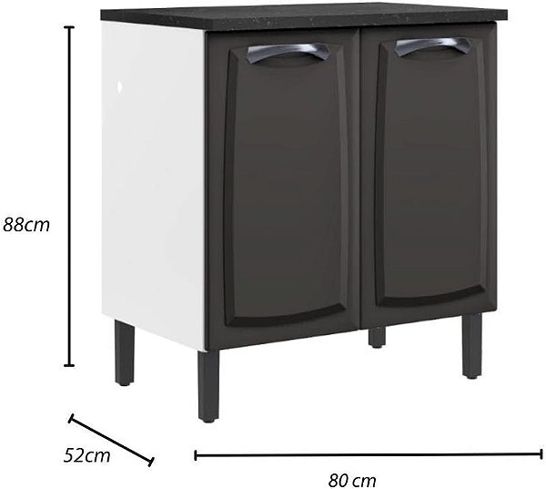 BALCAO ACO ITATIAIA BALC-80 2PT NEW PREMIUM GFT