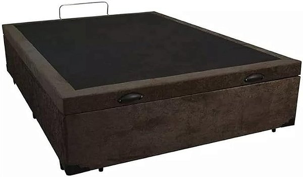 BOX BAU CASAL MDP COM ENCAIXE 16 MARROM