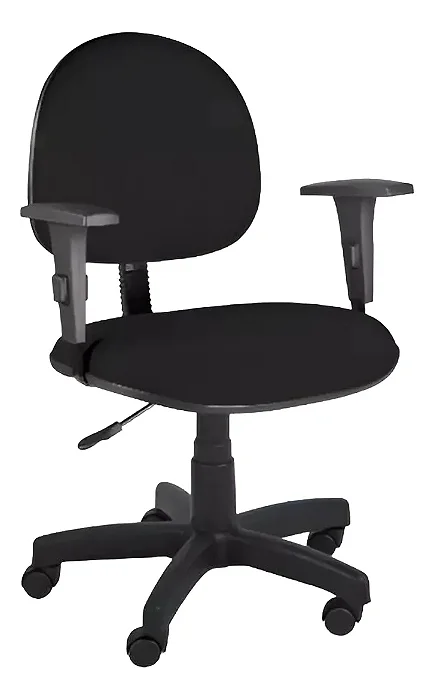 Cadeira Secretária Giratória Injetada Ubaense C/Branço