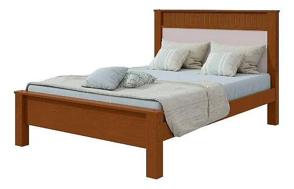 CAMA CASAL LOPAS 1,40 ATHENAS FRASSINO/OFF WHITE/FRASSINO