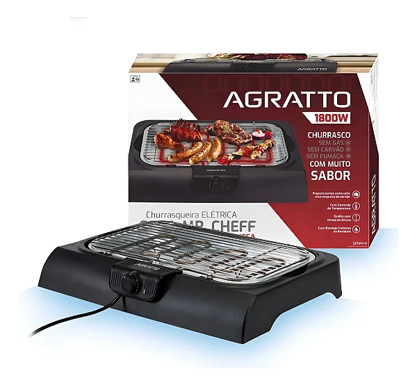 CHURRASQUEIRA ELETRICA CH2-01 AGRATTO 127V