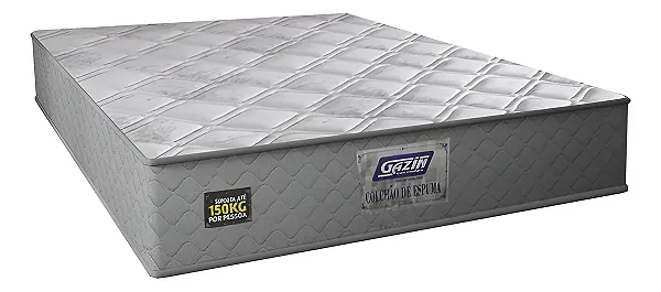 COLCHAO CASAL GAZIN COMPOSTO SONOPROMAX 138X188X24 CINZA CLA