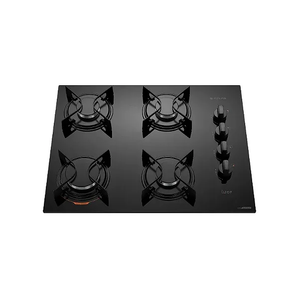 Fogão Atlas 4 Bocas Cooktop Utop – Preto