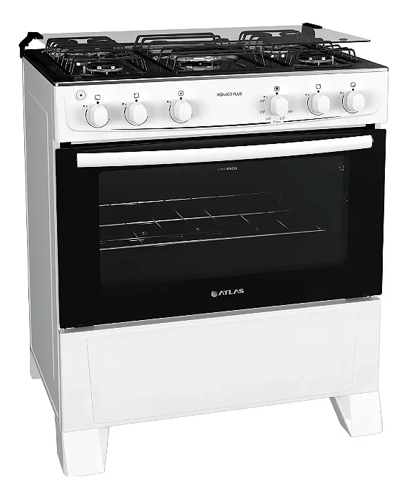FOGAO ATLAS 5 BOCAS MONACO PLUS BRANCO 20