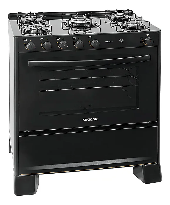 FOGAO SUGGAR FGVCG510 PT COOK GLASS 5Q PT BIVOLT