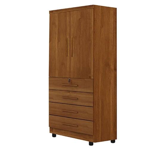 Guarda-Roupa Benetil Conjugado Maia 2 Portas Cinamomo