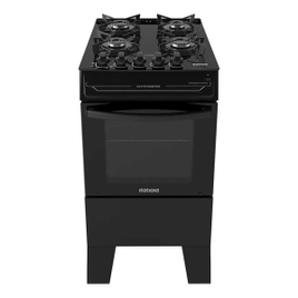 Fogão 4 Bocas Itatiaia Vidro Temperado Electra Glass Plus Preto