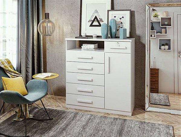 COMODA LOPAS 06 GAV/01 PT DA VINCI BRANCO