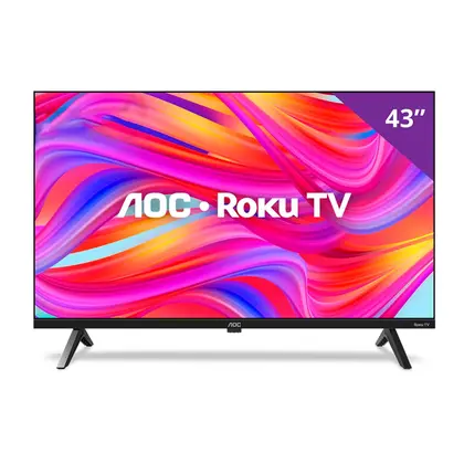TV LED 43” AOC Roku Smart – 43S5045/78G