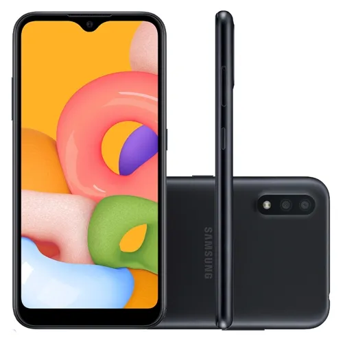 Smartphone Samsung Galaxy A01 (A015M) 32GB – Preto