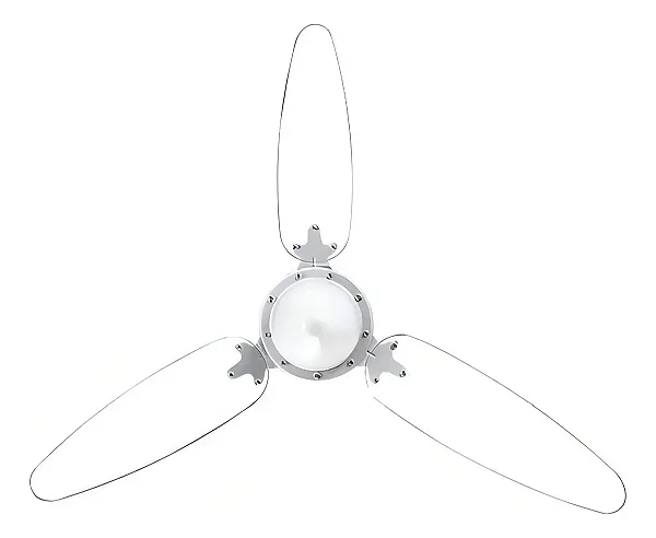 Ventilador de Teto Ventisol Wind CV3 Premium – 3 Pás Transparente 127V