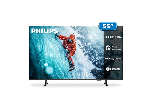 Smart TV LED 55” Philips 55PUG7300/78 4K UHD Smart TV