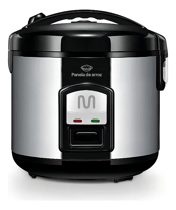 Panela de Arroz Multilaser CE05 10 Xícaras Inox – 127V