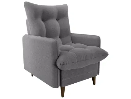 Sofanete Matrix Montreal com Puff TG536 – Chenille Prince Chumbo