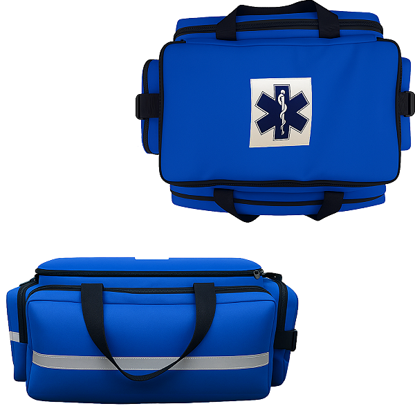 Bolsa Aph Emergências Azul Socorrista Resgate Home Care