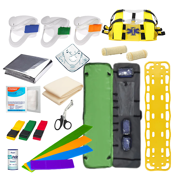 Kit Cipa Completo Aph Imobilização Resgate Socorros Samu