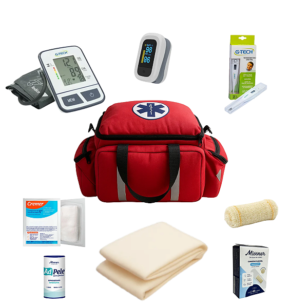 Kit Aph Medio Primeiros Socorros Home Care Emergencias Samu