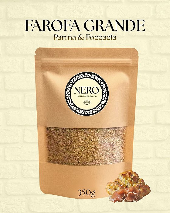 Farofa Parma & Foccacia Grande - 350g