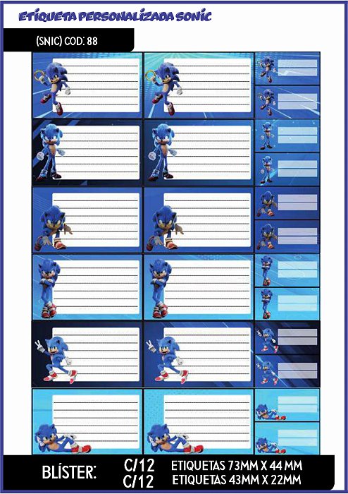 ETIQUETA PERSONALIZADA SNIC C/24