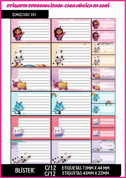 ETIQUETA PERSONALIZADA CMG C/24