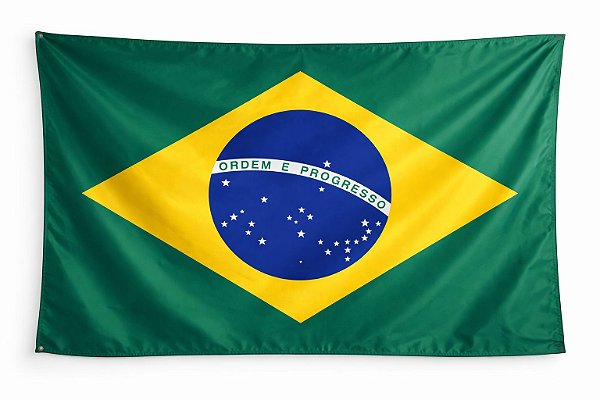BANDEIRA DO BRASIL TECIDO 1400MM X900MM BL